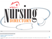 Tablet Screenshot of nursingdirectorys.com